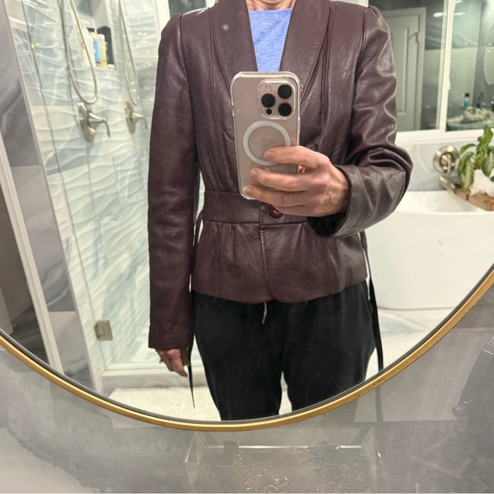 Soft leather jacket - Picture 4 of 5